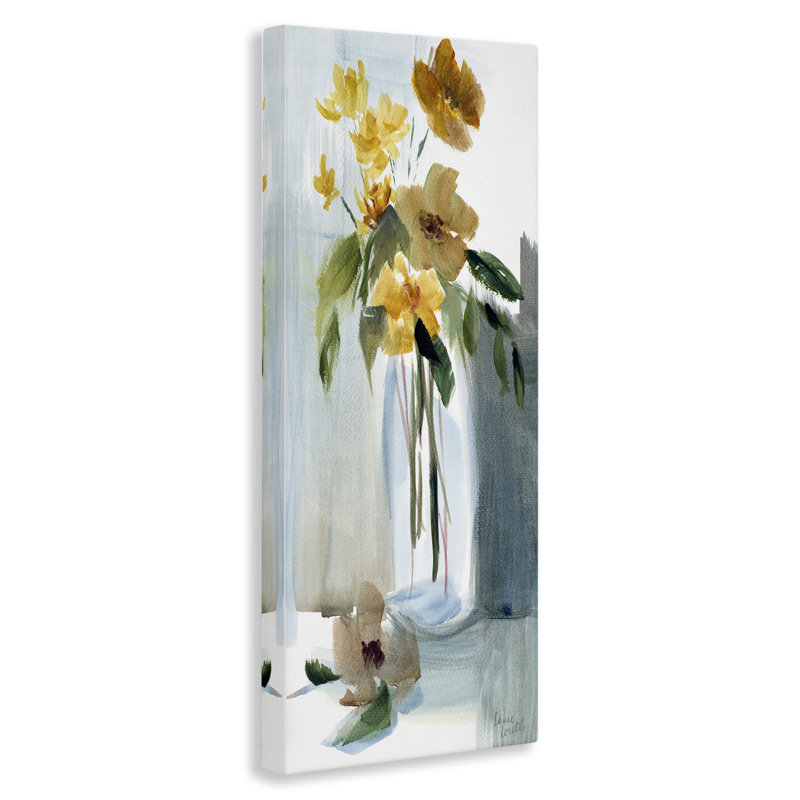 "Luminous Flower Vase", art mural par Lanie Loreth, H 30 po x l 13 po