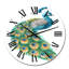 Horloge murale traditionnelle vibrante bleu jaune et vert-1688156622