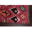 Tapis rose en laine noué à la main de conception unique 5 pi 10 po x 10 pi 6 po