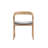 Avanti Mid-Century Solid Wood Arm Dining Chair with Curved Backrest (Set of 2)-1699727259