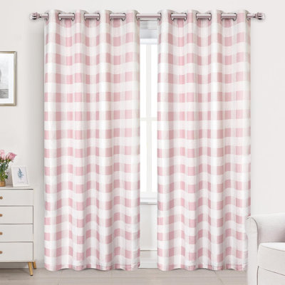 Rideaux à carreaux 2 panneaux Burtonsville Buffalo Plaid