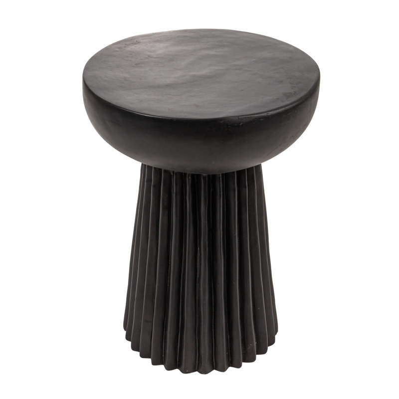 Table d'appoint en oxyde de magnésium, Noir