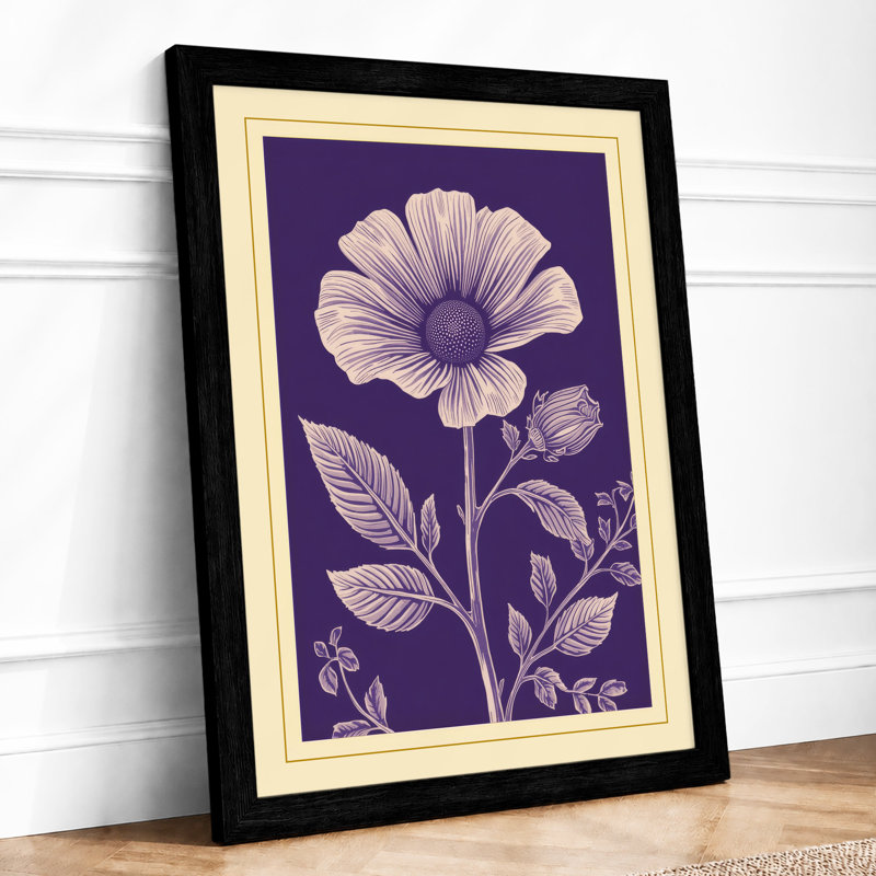Bloom Botanical - Framed Print, Black, A3 - 42.0 x 29.7 cm
