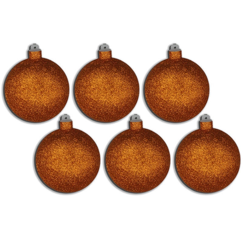 Shatterproof Ball Ornament, Orange