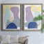 «Luminous Bay I», ensemble de 2 reproductions d'art sur toiles-364978427-364978428