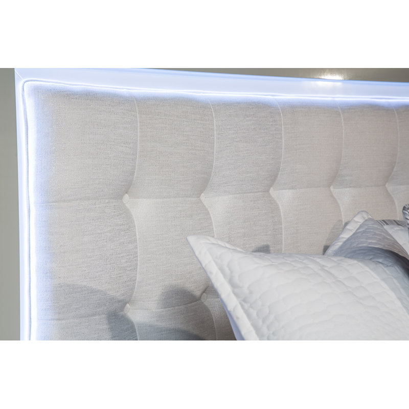 Sky Tower Upholstered Bed, Queen