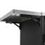 Armoire d'extérieur polyvalente avec surfaces de travail pliables et extensibles