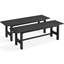 Banc d'extérieur en métal Latoysha-651590808