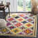 Nistler Area Rug In Purple & Yellow