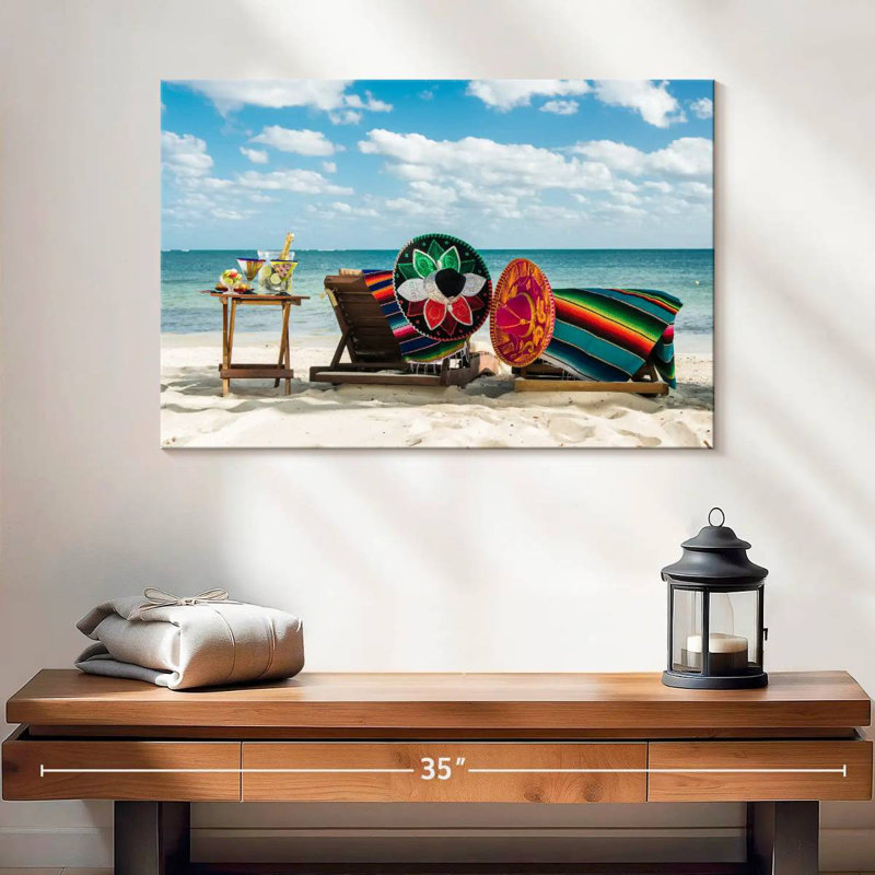 Plage Gillard, Mexique, H 16 po x l 24 po