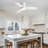 32'' 3 - Blade LED Standard Ceiling Fan with Light Kit & Remote-764472996-740172516-740172514