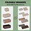 Armoire de rangement à 4 niveaux, organisateur de rangement, tour de commode autoportante, armoire de rangement pour couloir