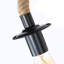 Salih 1 - Light Black Armed Sconce