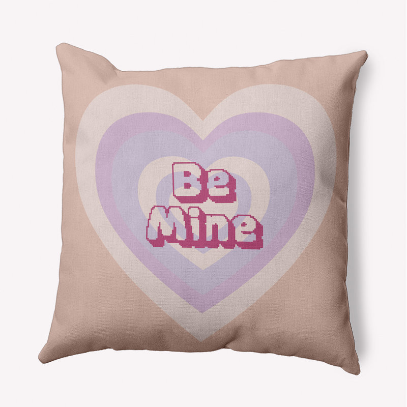 Reversible Throw Pillow, 18" H x 18" W, Square