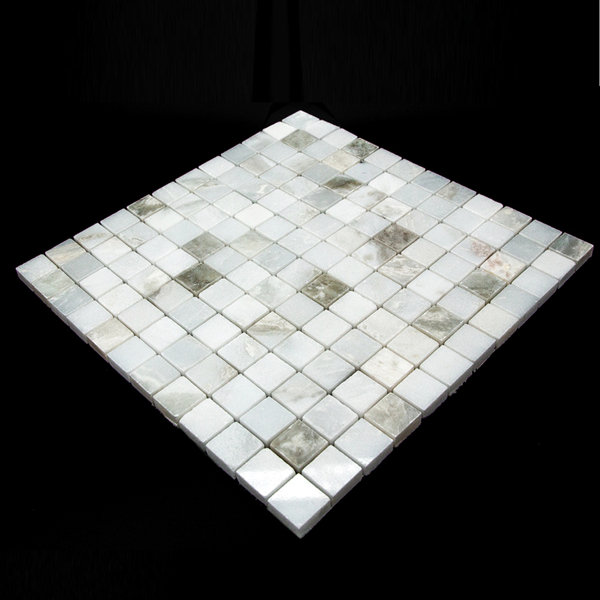 Polished Grid Natural Mosaic Tile