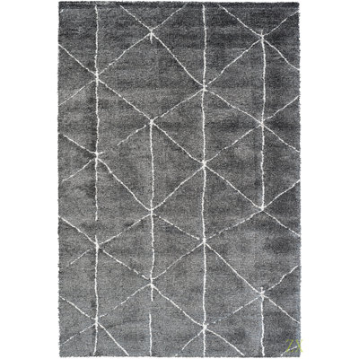 Tapis en polyester recyclé Nina Rowan écologique, texturé, résistant aux taches pour le salon, la chambre à coucher, la salle de jeux et les espaces très passants
