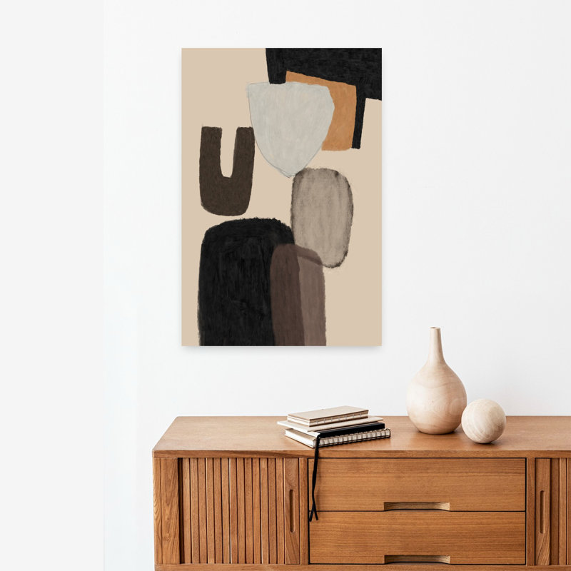 Art contemporain contemporain abstrait, H 24 po x l 16 po