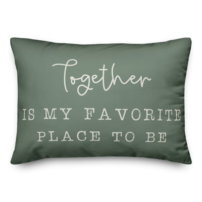 Housse de coussin rectangulaire d’extérieur favorite place
