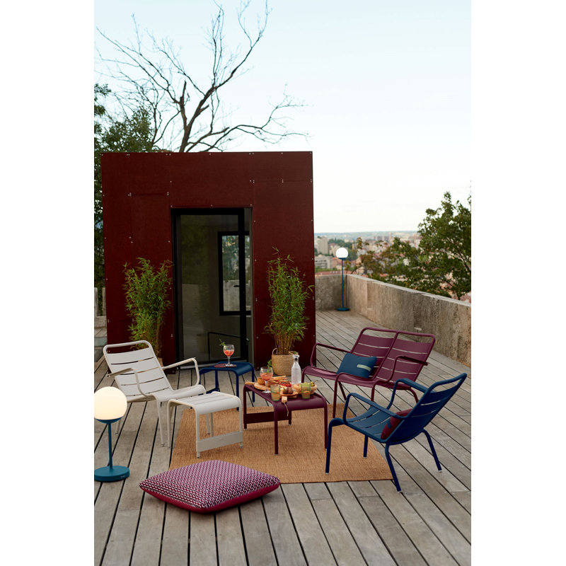 Luxembourg Stacking Patio Dining Armchair, Cotton