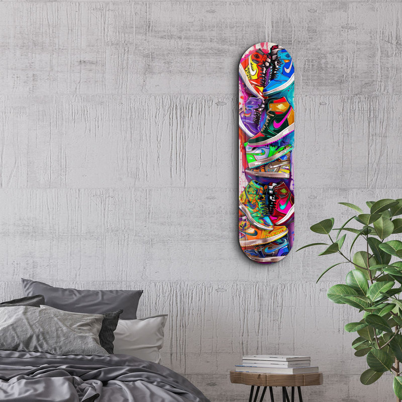 Peinture décorative en verre trempé