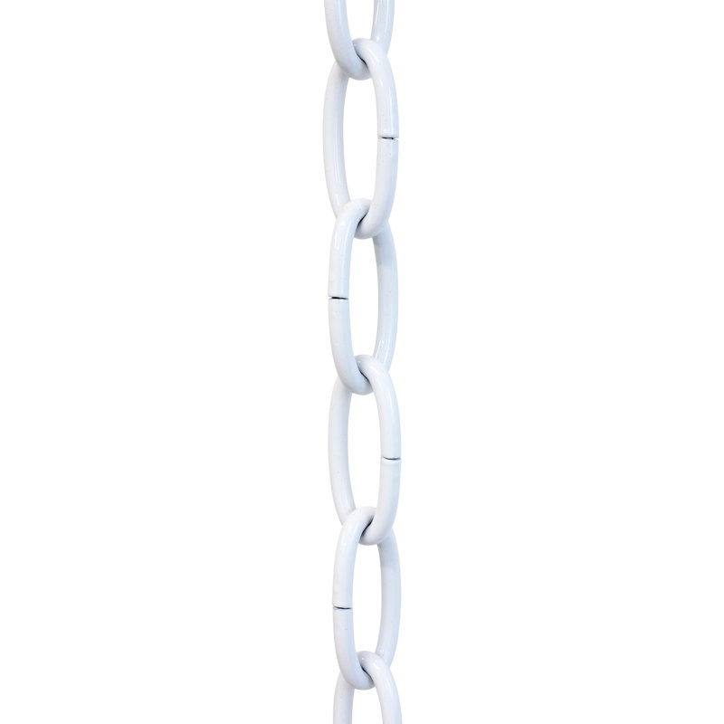 Lustre décoratif à maillons standard, Laiton poli, 1 pi 