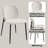  Klaus Boucle Side Chair, Set Of 2 Accent Chairs, Upholstered Side Chair, Armless Chair