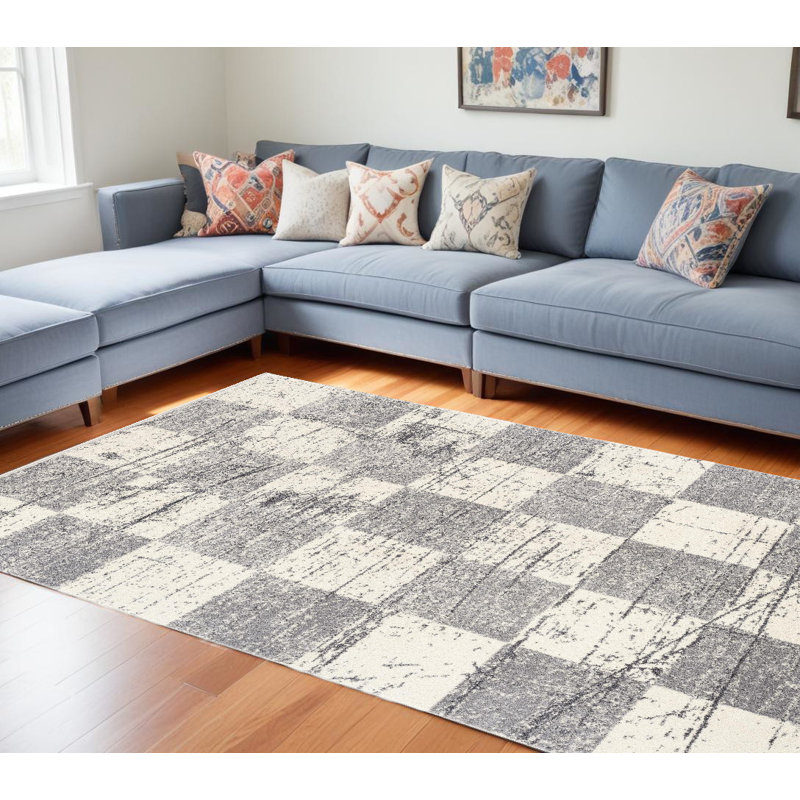 Rug Branch Ahjanay Collection Modern Rug, Rectangle 7' x 9'