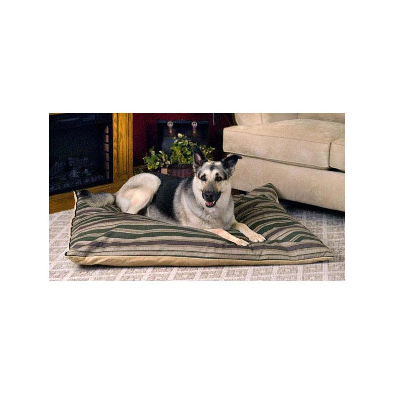 Classic Single-Seam Dog Bed, 43" x 56", Vert / Marron