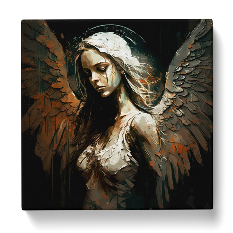 Angel Graphic Art - No Frame Print, 35cm H x 35cm W x 3cm D