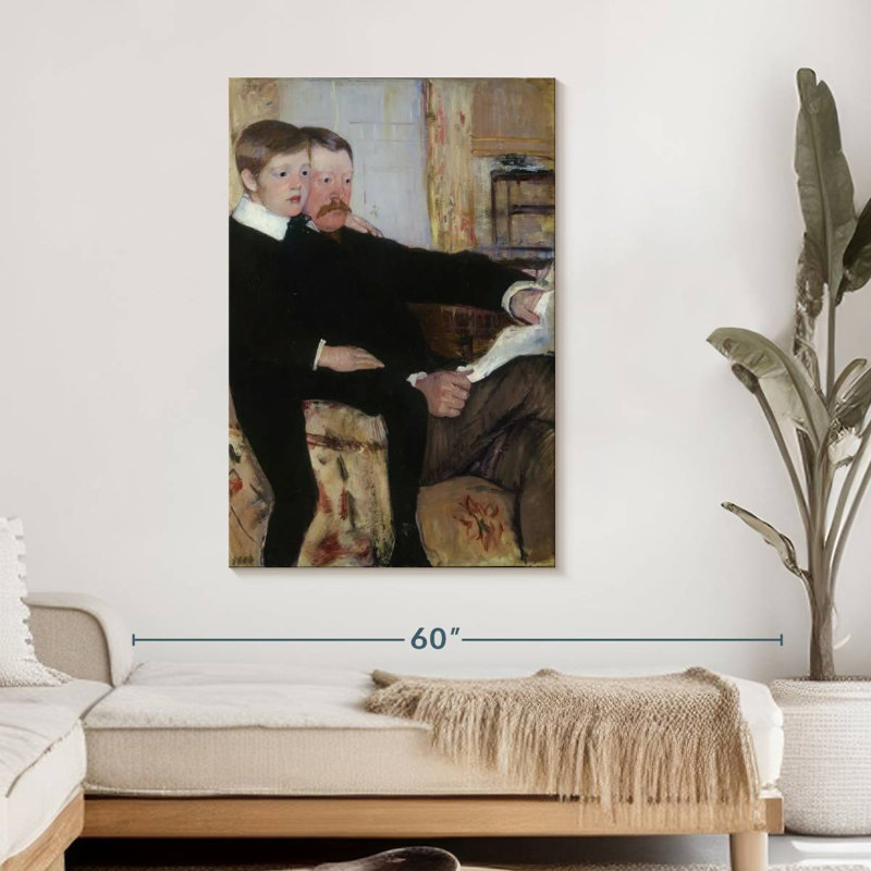 Alexander Cassatt et Robert Cassatt, 45" H x 30" W