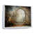 White Floater Framed