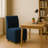 Bousquet Pet Friendly Upholstered Dining Chair With Casters Luxurious Chenille Fabric Easy To Move And Floor Friendly-1806484838