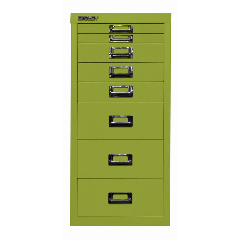 29er 27.9cm Wide 8 -Drawer File Cabinet, Green