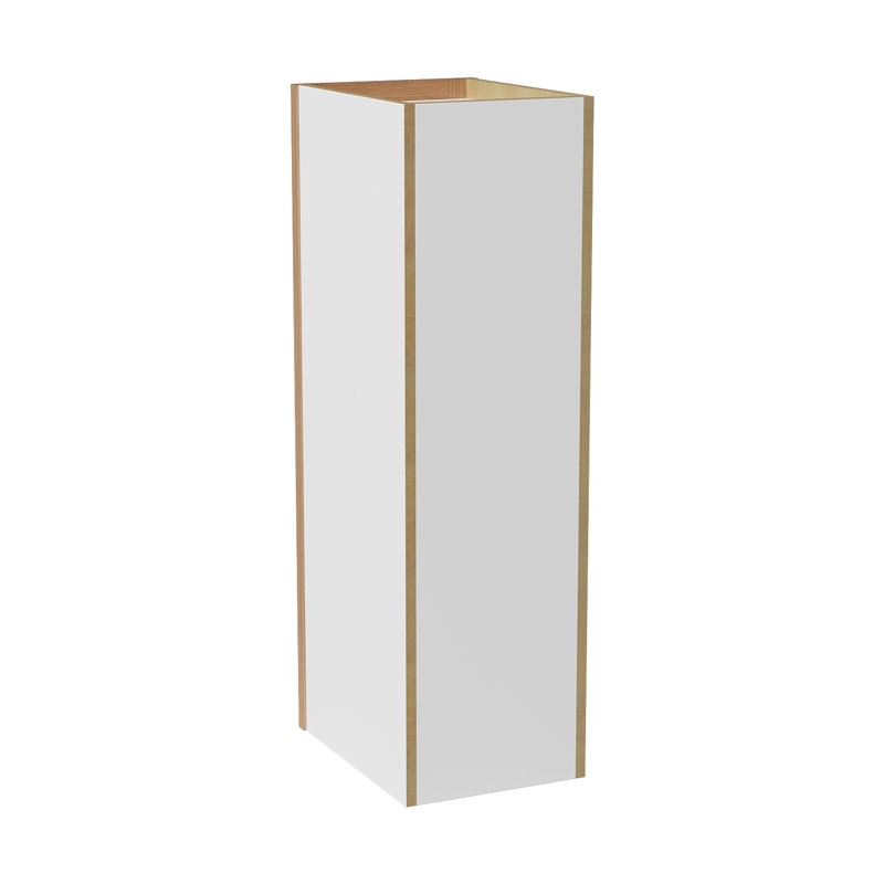 Armoire de cuisine en bois massif prête à assembler, H 30 po x l 9 po x P 12 po, Chêne Redondo