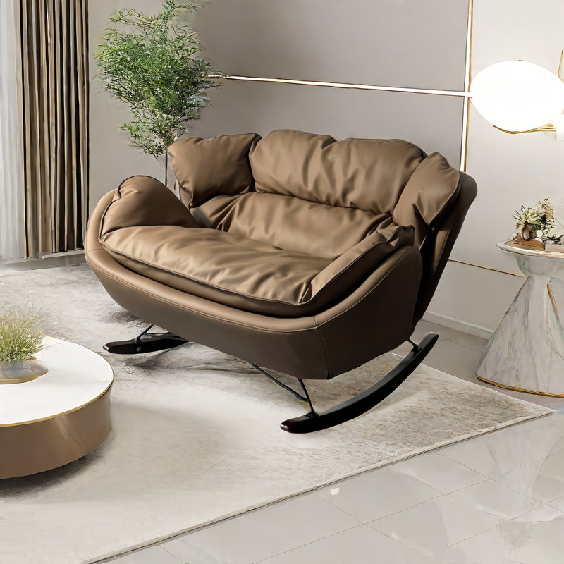 Fauteuil berçant, Brun foncé