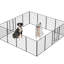 16 - parc extérieur pour chien, sécuritaire pour les animaux de compagnie, plusieurs formes de parc disponibles, librement-1822193654