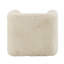 Fauteuil d'appoint pivotant beige