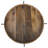 Cowper Natural And Black Round End Table