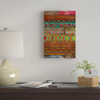 « indien wood », impression sur toile