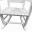 Chaise berçante blanche pour enfants - intérieure ou extérieure - adaptée aux enfants - durable-131517203