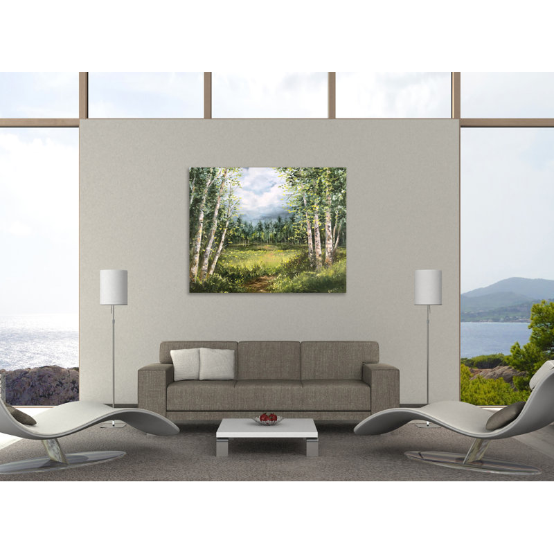 Aspen Meadow - reproduction sur toile tendue, H 32 po x l 40 po x P 1,5 po