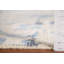 Ivory Abstract Living Room Rug 8x10