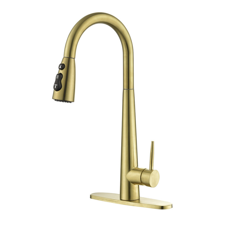 Robinet de cuisine SMARTLET, Or brossé