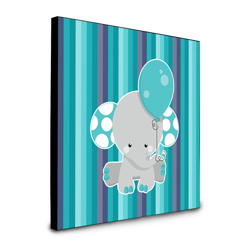 Panneau mural éléphant avec ballon Gracyn