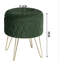 Berg 35Cm Velvet Round Storage Ottoman-696505657