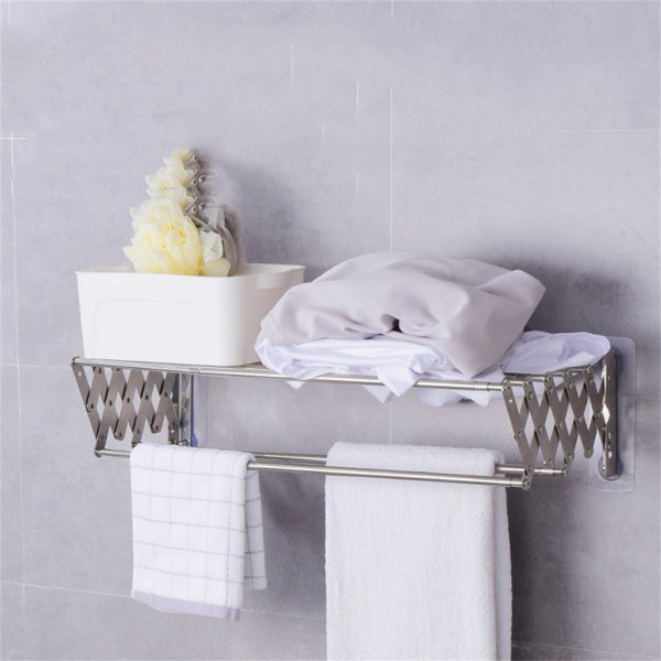 Rebrilliant Metal Foldable Wall-Mounted Drying Rack & Reviews