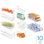 Ensemble de 10 bacs de rangement pour réfrigérateur iDesign - transparent