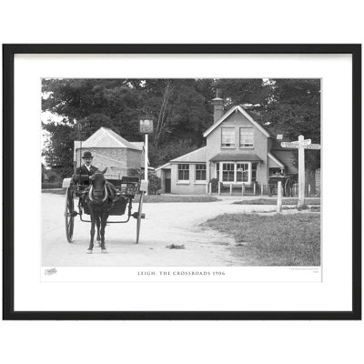 Leigh, the Crossroads 1906 1 Piece Single Picture Frame Wall Art