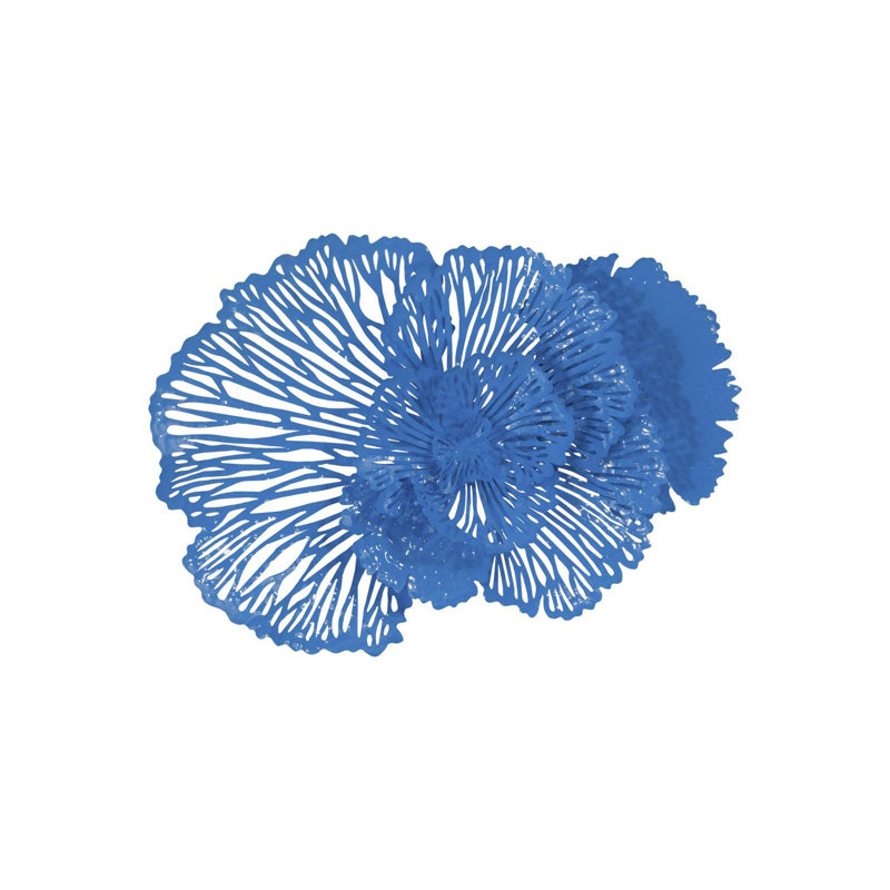 Flower Wall Décor, Blue