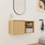 Meuble-lavabo mural 36 po avec lavabo droit en résine, meuble-lavabo d'angle flottant avec 2 portes à fermeture douce et 1 tablette-1715927245